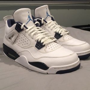 Jordan 4 columbia sz 10 100% Authentic